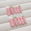 12 Sizes-24 Pcs Press On Nails Z922