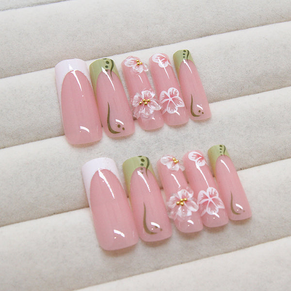12 Sizes-24 Pcs Press On Nails Z922