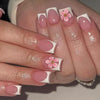 12 Sizes-24 Pcs Press On Nails C1162