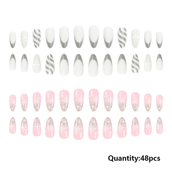Christmas Press On Nails-2 Sets Mixed Pack (48PCS Total) xmas-6