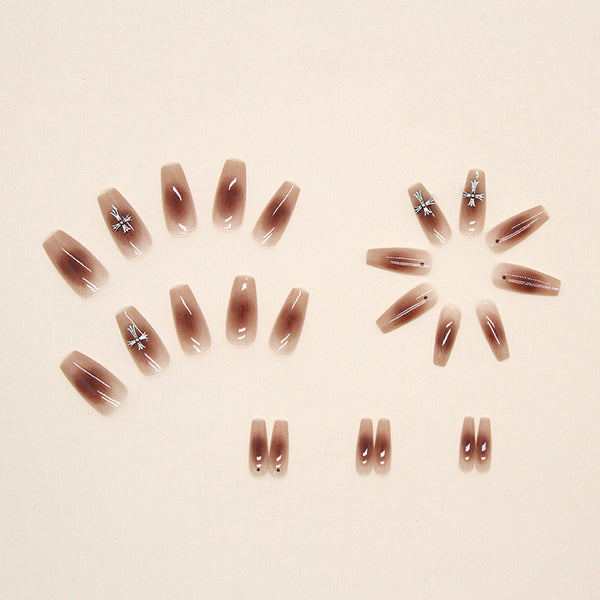 12 Sizes-24 Pcs Press On Nails Z578
