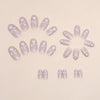 12 Sizes-24 Pcs Press On Nails W1135