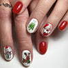 12 Sizes-24 Pcs Press On Nails C056