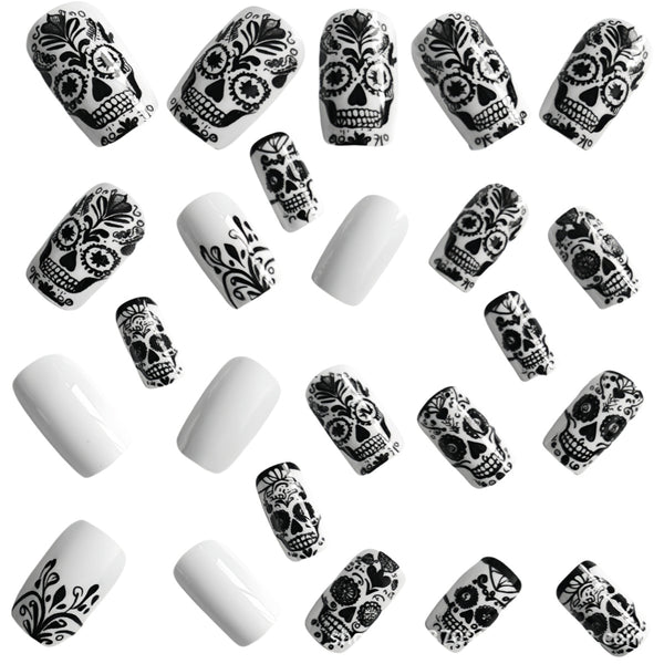 12 Sizes-24 Pcs Press On Nails Y1171