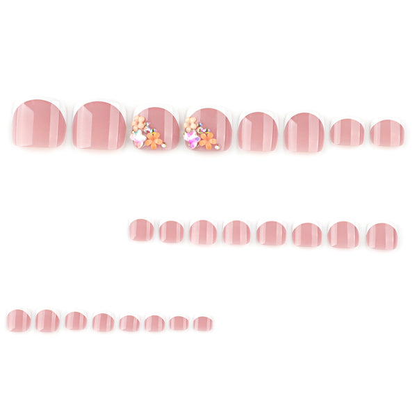 12 Sizes-24 Pcs Press On Nails JP3799