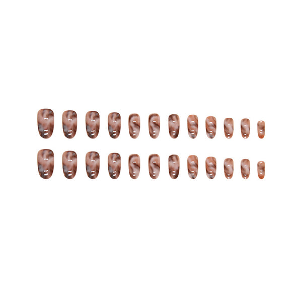 12 Sizes-24 Pcs Press On Nails W1500