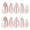 12 Sizes-24 Pcs Press On Nails JP3987