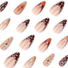 12 Sizes-24 Pcs Press On Nails JP4018