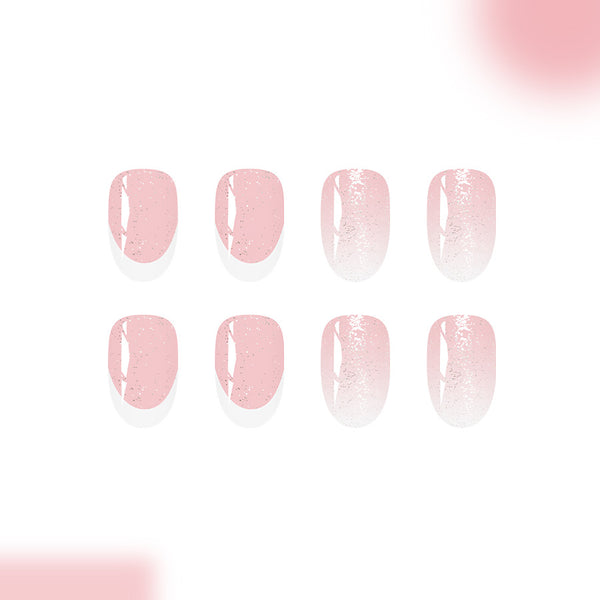 12 Sizes-24 Pcs Press On Nails C1059