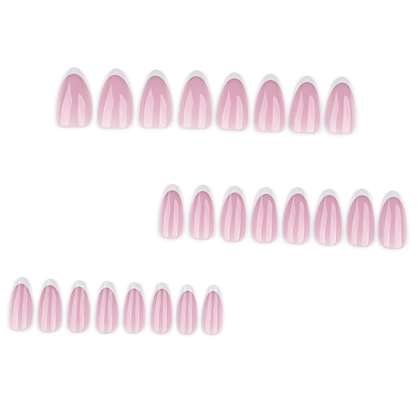 12 Sizes-24 Pcs Press On Nails JP4295