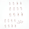 12 Sizes-24 Pcs Press On Nails JP1209