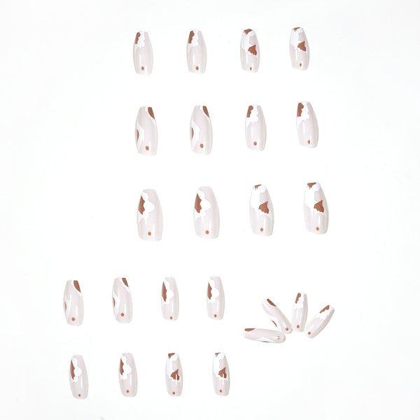 12 Sizes-24 Pcs Press On Nails JP1209