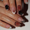 12 Sizes-24 Pcs Press On Nails C1306