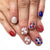 12 Sizes-24 Pcs Press On Nails C868