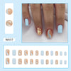12 Sizes-24 Pcs Press On Nails W607