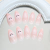 12 Sizes-24 Pcs Press On Nails R919