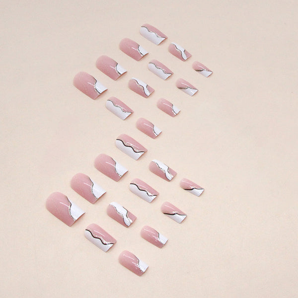 12 Sizes-24 Pcs Press On Nails W758