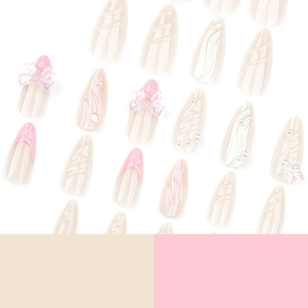 12 Sizes-24 Pcs Press On Nails JP3474