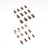 12 Sizes-24 Pcs Press On Nails JP1507