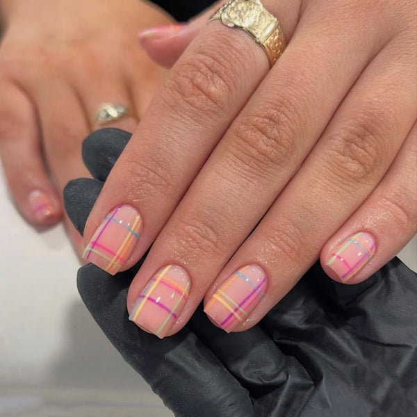 12 Sizes-24 Pcs Press On Nails JP4413