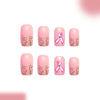 12 Sizes-24 Pcs Press On Nails C1340