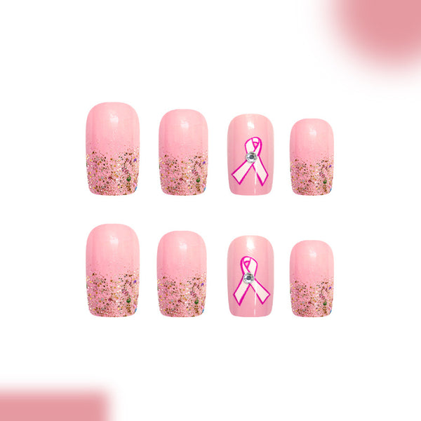 12 Sizes-24 Pcs Press On Nails C1340