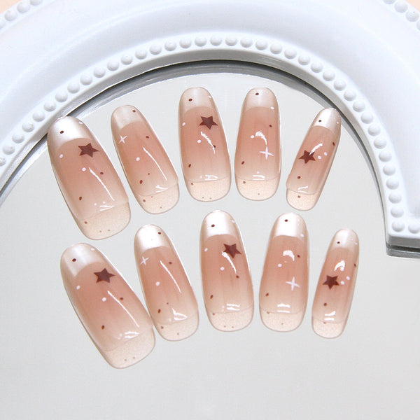 12 Sizes-24 Pcs Press On Nails MY176