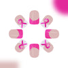 12 Sizes-24 Pcs Press On Nails C640