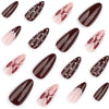 12 Sizes-24 Pcs Press On Nails JP3741