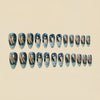 12 Sizes-24 Pcs Press On Nails Y1560