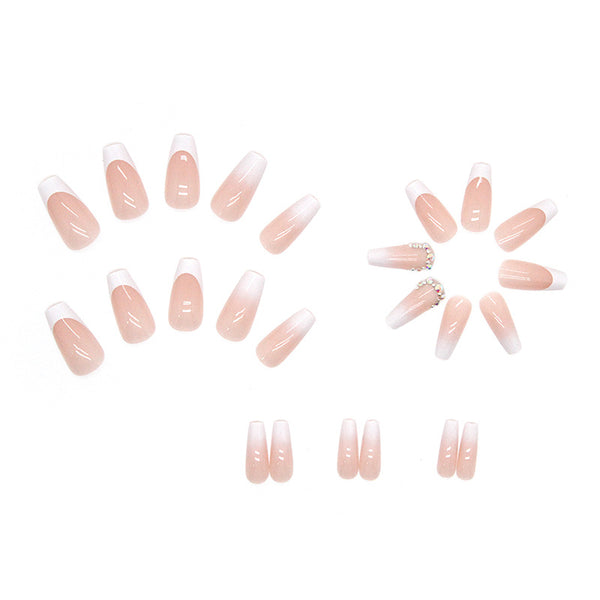 12 Sizes-24 Pcs Press On Nails Z454