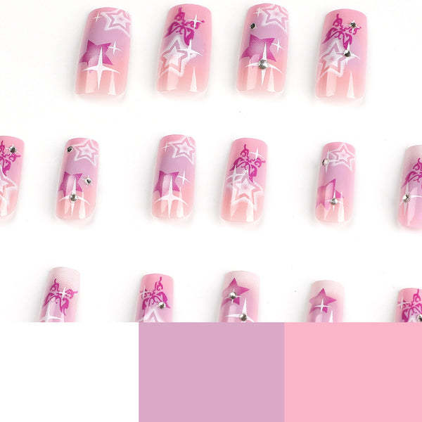 12 Sizes-24 Pcs Press On Nails JP2481