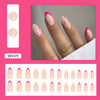 12 Sizes-24 Pcs Press On Nails W609