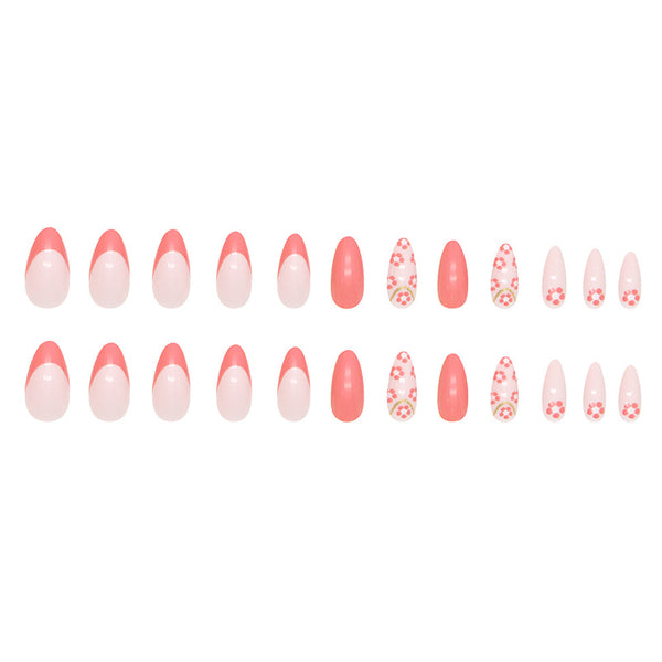 12 Sizes-24 Pcs Press On Nails W292