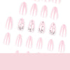 12 Sizes-24 Pcs Press On Nails JP4091