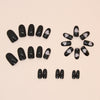 12 Sizes-24 Pcs Press On Nails W1512