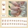 12 Sizes-24 Pcs Press On Nails R836
