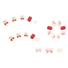 12 Sizes-24 Pcs Press On Nails R358