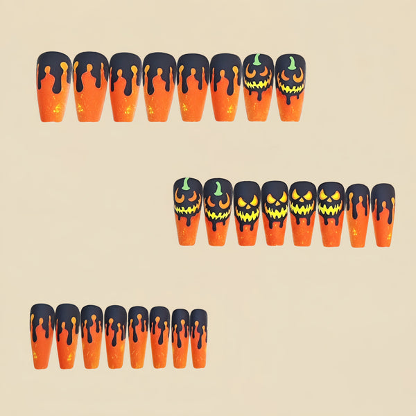 12 Sizes-24 Pcs Press On Nails Y1104