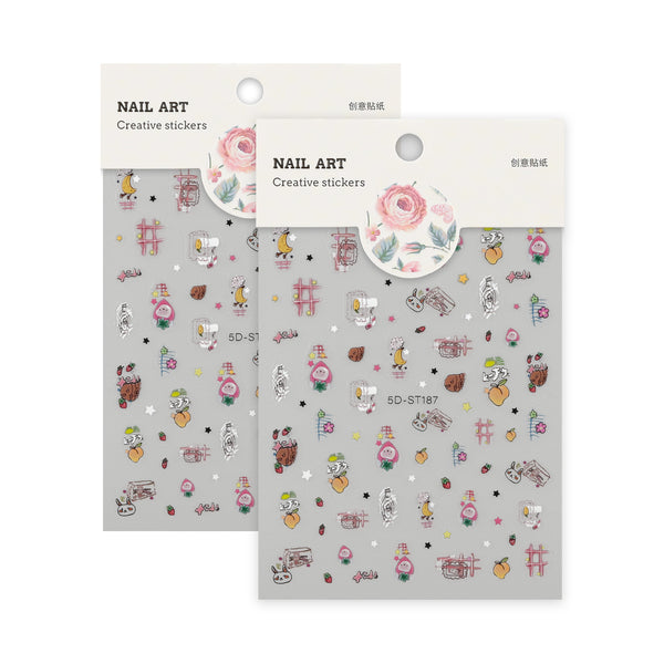 5D Nail Art Sticker 5DST187