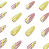 12 Sizes-24 Pcs Press On Nails JP1693