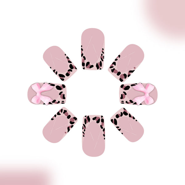 12 Sizes-24 Pcs Press On Nails C830