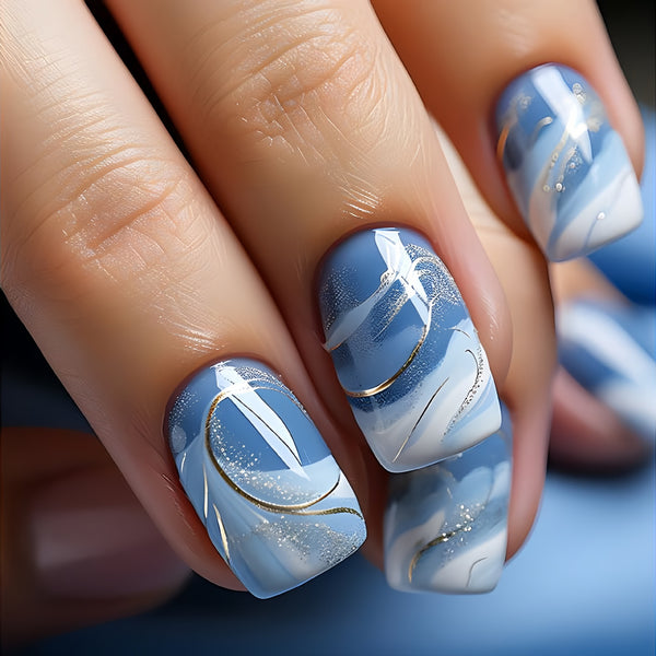 12 Sizes-24 Pcs Press On Nails Y872