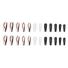 12 Sizes-24 Pcs Press On Nails Z634