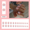 12 Sizes-24 Pcs Press On Nails W580