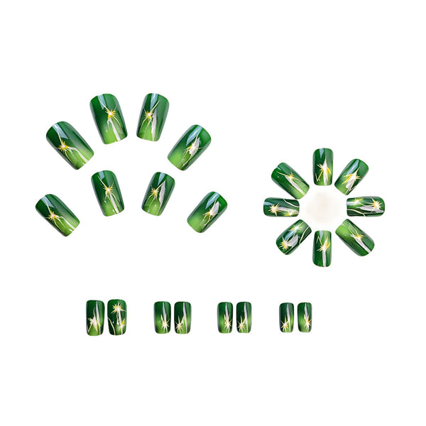 12 Sizes-24 Pcs Press On Nails Y403