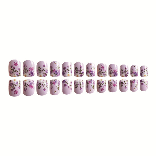 12 Sizes-24 PcsPress On Nails JB478