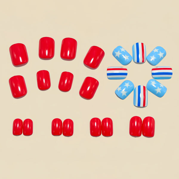 12 Sizes-24 Pcs Press On Nails Y1550