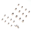 12 Sizes-24 Pcs Press On Nails JP1230