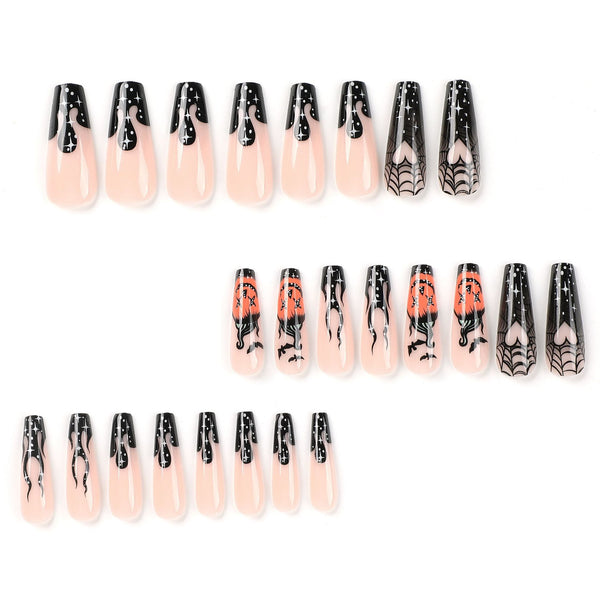 12 Sizes-24 Pcs Press On Nails JP2506